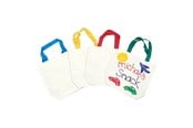 Askartelu- ja taidetarvikkeet - Colorations - Cotton Carrier Bag Set of 12 - CANVAS