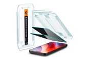 Puhelintarvikkeet - Näytönsuojat - Spigen Glass tR EZ Fit (Privacy) 2 Pack - transparency - iPhone 17/16 Pro Max - AGL07908