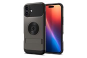 Puhelin - Kannet ja kotelot - Spigen Slim Armor MagSafe - Gunmetal - iPhone 16 - ACS08226