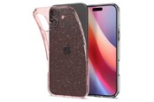 Puhelin - Kannet ja kotelot - Spigen Liquid Crystal Glitter - Rose Quartz - iPhone 16 - ACS08193