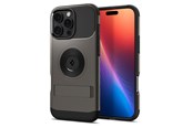 Puhelin - Kannet ja kotelot - Spigen Slim Armor MagSafe - Gunmetal - iPhone 16 Pro - ACS08163