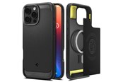 Puhelin - Kannet ja kotelot - Spigen Rugged Armor MagSafe - matte black - iPhone 16 Pro - ACS08115