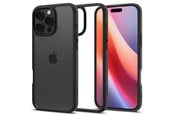 Puhelin - Kannet ja kotelot - Spigen Crystal Hybrid - Matte Black - iPhone 16 Pro Max - ACS08031