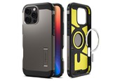 Puhelin - Kannet ja kotelot - Spigen Tough Armor MagSafe - gunmetal - iPhone 16 Pro Max - ACS08012