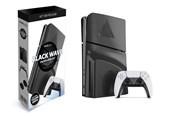 Pelit - lisävarusteet - MAXX TECH Slim Faceplates + Controller Faceplates - Black Wave - Miscellaneous Kansi - Sony PlayStation 5 - MXT-SLFPB-PS5