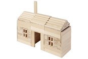 Rakennussarjat - Goki Wooden Building Planks 200 pcs. - 58563