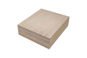 Lastenhuone - Playwood Square Box with Loose Lid Paulownia Wood - sl046A
