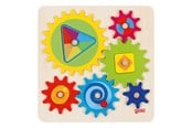 Puulelut - Goki Wooden Gears Puzzle 10 pcs. - 58428