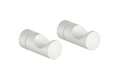 Kylpyhuoneen lisätarvikkeet - Damixa Towel hook, 2 pcs, Matt white - 483062100