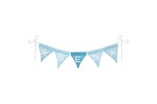 Lelut - Goki Fabric Bunting Make Blue with 10 Flags and Alphabet Characters - 60675