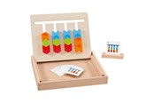 Puulelut - Goki Wood Color Sorting Board in Wooden Box - 58406