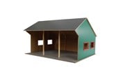 Puulelut - Kids Globe Agricultural Shed for 3 Vehicles 1:16 - 610260