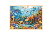 Palapelit - Goki Wooden Jigsaw Puzzle Great Barrier Reef 96pcs. Puu - 57432