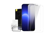 Puhelintarvikkeet - Näytönsuojat - Baseus Crystal tempered glass with 0.3mm anti-dust coating for iPhone 14 Pro (2pcs). - SGBL110102