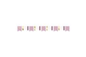 Lelut - Haza Witbaard Miffy Garland Pink 4mtr. - 439101