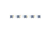 Lelut - Haza Witbaard Miffy Garland Blue 4mtr. - 439201