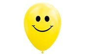 Lelut - Globos Balloons Smile Yellow 30cm 8pcs. - 1129008