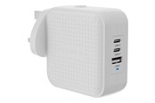 Puhelin - Adapterit & Laturit - Hyper Juice power adapter - GaN - USB 2 x USB-C - 70 Watt - HJ1003WHWWGL