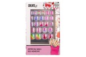 Luovat leikit - Canenco Artificial nails - Love - 8719668009431