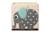 Lastenhuone - 3 Sprouts Storage Box - Gray Elephant - IBXELE