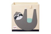 Lastenhuone - 3 Sprouts Storage Box - Gray Sloth - IBXSLO