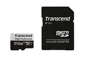 Muistikortti - Transcend 350V High Endurance MicroSD/SD - 100MB/s - 512GB - TS512GUSD350V