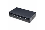 KVM-kytkimet - StarTech.com 4-Port DisplayPort KVM Switch 4K 60Hz TAA Compliant - KVM / audio / USB switch - 4 ports - TAA Compliant - P4AD122-KVM-SWITCH