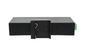 USB hub - Eaton series USB 2.0 Hub Industrial 4-Port 15kV ESD Immunity Metal Wall/DIN Mountable USB hub - 4 porttia - Musta - U223-004-IND-1