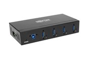 USB hub - Eaton series 4-Port Rugged Industrial USB 3.0 SuperSpeed Hub USB hub - 4 porttia - USB 3.2 - Musta - U360-004-IND