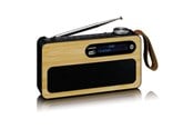 DAB, Verkko- & Kelloradiot - Lenco PDR-040 - DAB+ radio - Bamboo - PDR-040BAMBOOBK