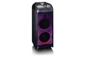 Kannettavat & Bilekaiuttimet - Lenco PA-260BK - PA with full front LED lighting and disco ball - Bluetooth - Black - PA-260BK