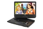 Blu-Ray & DVD-soittimet - Lenco DVP-1010BK - Portable 10" DVD-Player with USB - Headphone-suspension bracket - Black - DVP-1010BK