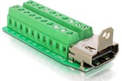 Muut kaapelit - DeLOCK Adapter HDMI female > Terminal Block 20pin - 65168