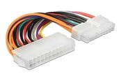 Sisäiset virtakaapelit - DeLOCK - Power Cable - 24 pin ATX to 20 pin ATX - 11 cm - 65606