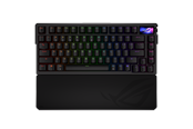Näppäimistöt - ASUS ROG Azoth Extreme 75% - Wireless DIY Custom RGB - Pelinäppäimistö - ilman numpadia - Pohjoismainen - Musta - 90MP03MA-BKNA01