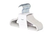Lastenhuone - 3 Sprouts - Velor Hanger 15 pcs Grey - IHVGRY-15