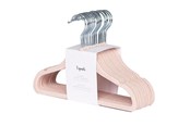 Lastenhuone - 3 Sprouts - Velor Hanger 15 pcs Pink - IHVPNK-15