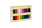 Ompelukoneet - Amann/Mettler Embroidery thread set in basic colors of 18 rl. - 5090-0000