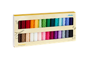 Ompelukoneet - Amann/Mettler Embroidery thread set in basic colors of 28 rl. - 5091-0000