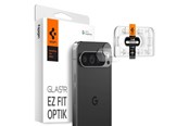 Puhelin - Muut lisävarusteet - Spigen Glass tR EZ Fit Optik 2 Pack - crystal clear - Google Pixel 9 Pro - AGL08444