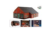 Puulelut - Kids Globe Farm House with Stable 1:32 - 610111