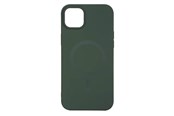 Puhelin - Kannet ja kotelot - Essentials iPhone 14 Plus Silicone Mag Back Cover - Green - 1110877