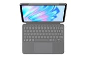 Näppäimistöt - Logitech Combo Touch for iPad Air 11" (M2) & iPad Air (5th gen) - Oxford Grey - Näppäimistö & Foliosetti - Englanti (UK) - Harmaa - 920-012635