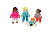 Nuket, pehmolelut ja oheistarvikkeet - Goki Flexible Dolls Intercultural Family 4pcs. - 51463