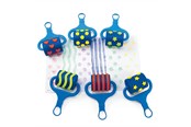 Luovat leikit - Colorations - Paint Rollers with Pattern Set of 6 - CHFUNROL