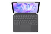 Näppäimistöt - Logitech Combo Touch for iPad Pro 11" (M4) & iPad Pro 11" Gen 1/2/3/4 - Graphite - Näppäimistö & Foliosetti - Englanti (UK) - Harmaa - 920-012777