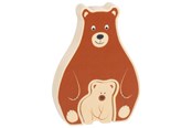 Palapelit - Goki Wooden Puzzle Standing Beert 2 pcs. Puu - 57332