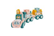 Vauva- ja taaperolelut - Abrick Animal Train with Building Blocks 51 pcs. - 7918