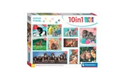 Palapelit - Clementoni Jigsaw Puzzle Super Color 10in1 Animal Friends Lattia - 20283