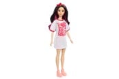 Nuket & tarvikkeet - Barbie Fashionistas Red Mess Dress - White Red - HRH12